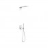 Tres Slim zestaw prysznicowy podtynkowy deszczownica 16x55 cm chrom 20228005