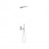 Tres Slim zestaw prysznicowy podtynkowy deszczownica 16x55 cm biały mat 20228005BM