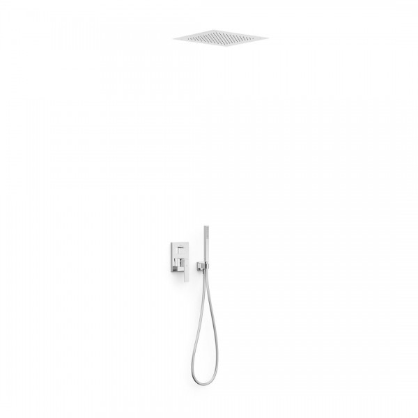 Tres Slim zestaw prysznicowy podtynkowy deszczownica 38 cm chrom 20228006