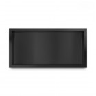 Oltens Grotta półka wnękowa 30x60x10 cm czarny mat 97001300