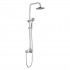 Deante Neo Boro zestaw natryskowy ścienny z deszczownicą chrom NER_01RK