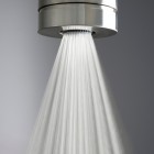 Deante Silia zestaw natryskowy stojący z deszczownicą stal szczotkowana NQS_F4GM