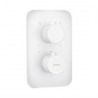 Deante Box bateria wannowo-prysznicowa podtynkowa termostatyczna biały mat BXY_AEBT