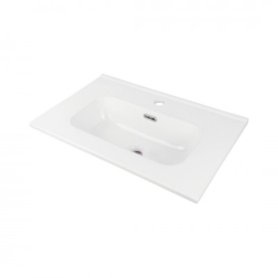 Deante Floks umywalka 60x38,5 cm wpuszczana biała CTU_6U6M