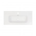 Deante Tubo umywalka 80x38,5 cm wpuszczana biała CTU_6U8M