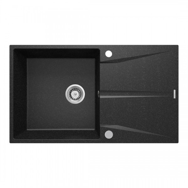 Deante Corio zlewozmywak granitowy 86x50 cm odwracalny grafitowy ZRC_211A