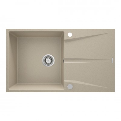 Deante Corio zlewozmywak granitowy 86x50 cm odwracalny piasek ZRC_711A