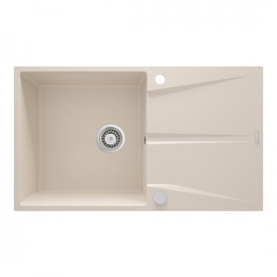 Deante Corio zlewozmywak granitowy 86x50 cm odwracalny beżowy ZRC_511A