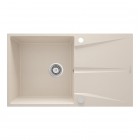 Deante Corio zlewozmywak granitowy 86x50 cm odwracalny beżowy ZRC_511A