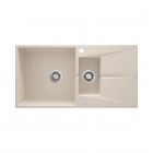 Deante Corio zlewozmywak granitowy 97x50 cm odwracalny beżowy ZRC_5513