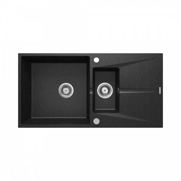 Deante Corio zlewozmywak granitowy 97x50 cm odwracalny grafitowy ZRC_2513