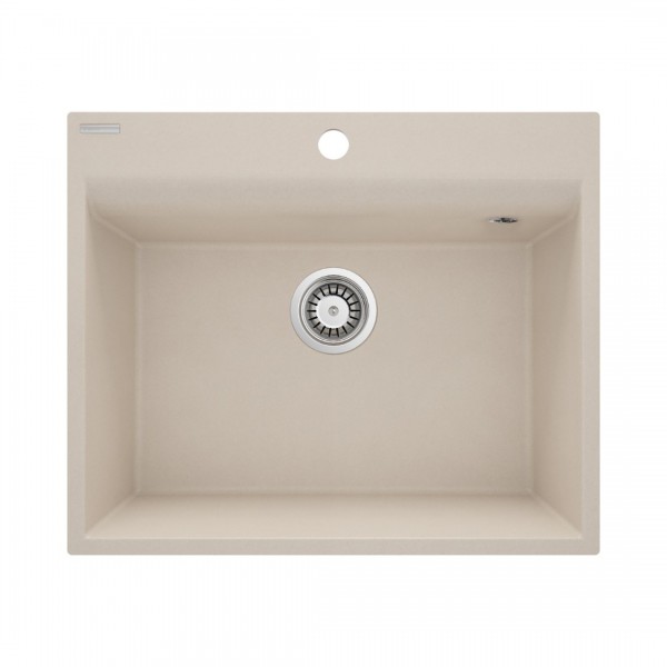 Deante Corio zlewozmywak granitowy 60x50 cm beżowy ZRC_510A
