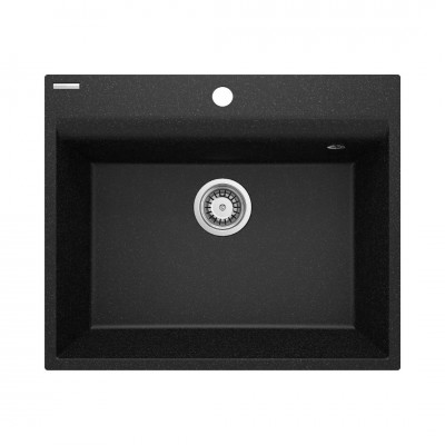 Deante Corio zlewozmywak granitowy 60x50 cm grafitowy ZRC_210A