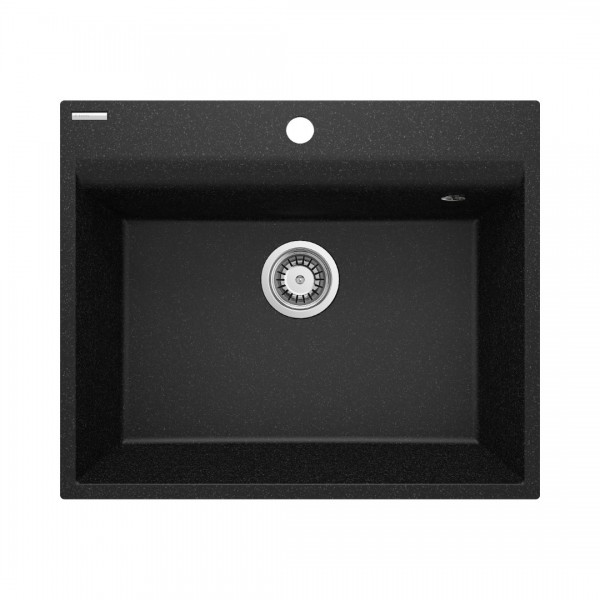 Deante Corio zlewozmywak granitowy 60x50 cm grafitowy ZRC_210A