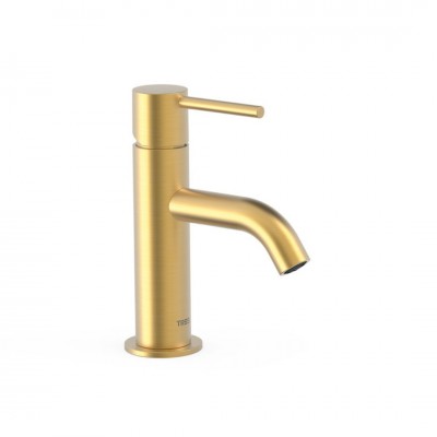 Tres Study bateria umywalkowa stojąca złoty mat 26290301OM