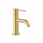 Tres Study bateria umywalkowa stojąca złoty mat 26290301OM