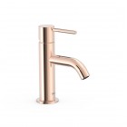 Tres Study bateria umywalkowa stojąca złoto różowe 26290301OP