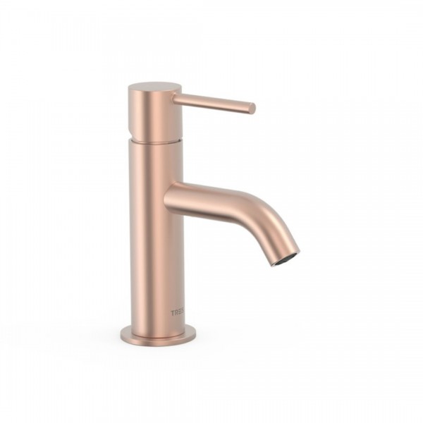 Tres Study bateria umywalkowa stojąca złoto różowe mat 26290301OPM