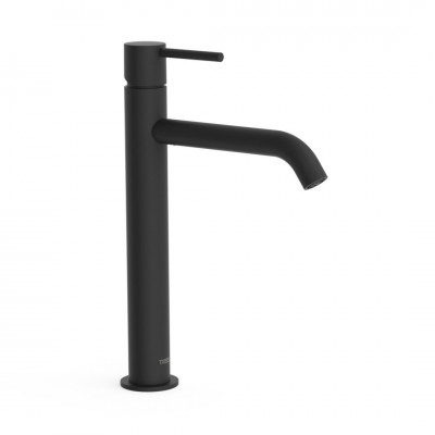 Tres Study Exclusive bateria umywalkowa wysoka czarny mat 26230701NM