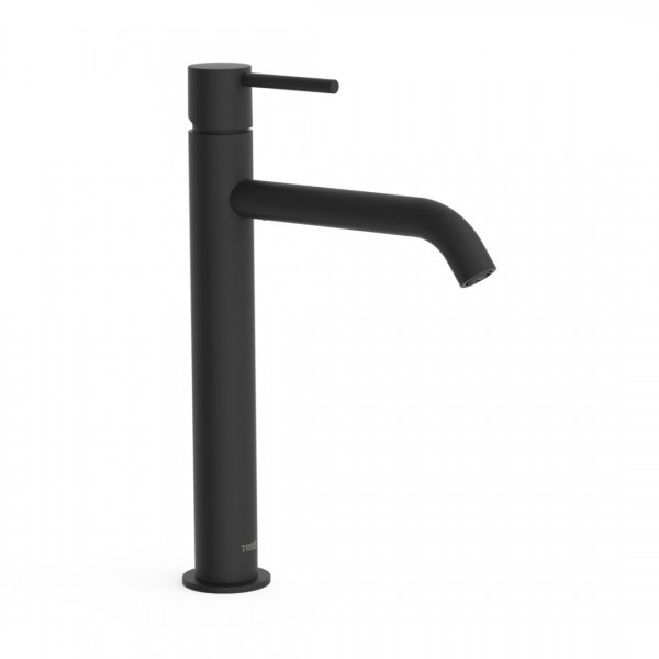 Tres Study Exclusive bateria umywalkowa wysoka czarny mat 26230701NM