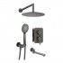 Deante Arnika zestaw wannowo-prysznicowy podtynkowy titanium BXYYDQAM