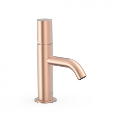 Tres Study bateria umywalkowa stojąca złoto różowe mat 26190301OPM