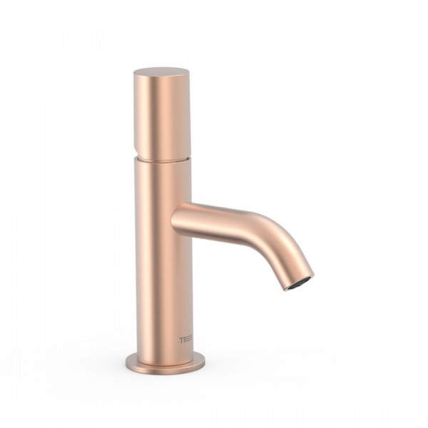 Tres Study bateria umywalkowa stojąca złoto różowe mat 26190301OPM