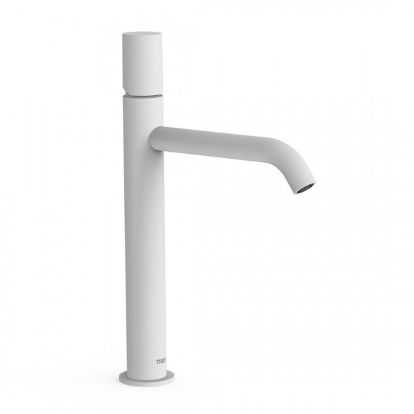 Tres Study Exclusive bateria umywalkowa wysoka biały mat 26130701BM