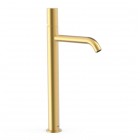 Tres Study bateria umywalkowa stojąca wysoka złoty mat 26130801OM