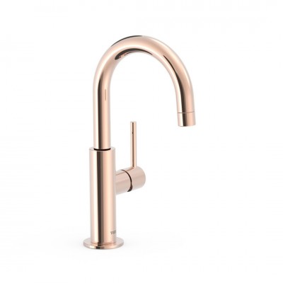 Tres Study bateria umywalkowa stojąca złoto różowe 26290403OP