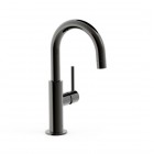 Tres Study bateria umywalkowa stojąca czarny metalizowany 26290403KM