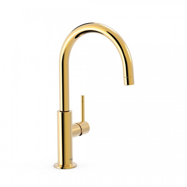 Tres Study Exclusive bateria umywalkowa wysoka złota 26290402OR