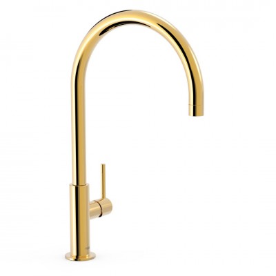 Tres Study Exclusive bateria umywalkowa wysoka złota 26290401OR