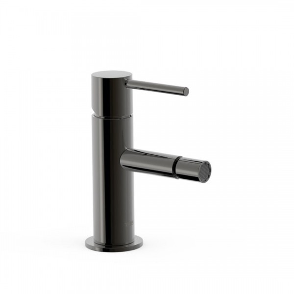 Tres Study bateria bidetowa stojąca czarny metalizowany 06212001KM