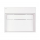 Deante Correo umywalka nablatowa 50x40 cm prostokątna alabaster CQR_AU5M