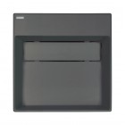 Deante Correo umywalka nablatowa 40x40 cm kwadratowa antracyt metalik CQR_TU4M
