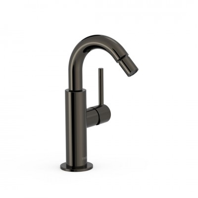 Tres Study bateria bidetowa stojąca czarny metalizowany 26222402KM