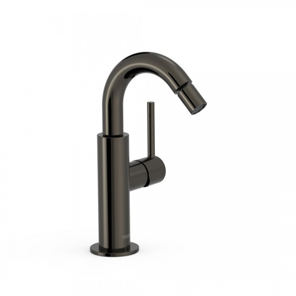 Tres Study bateria bidetowa stojąca czarny metalizowany 26222402KM