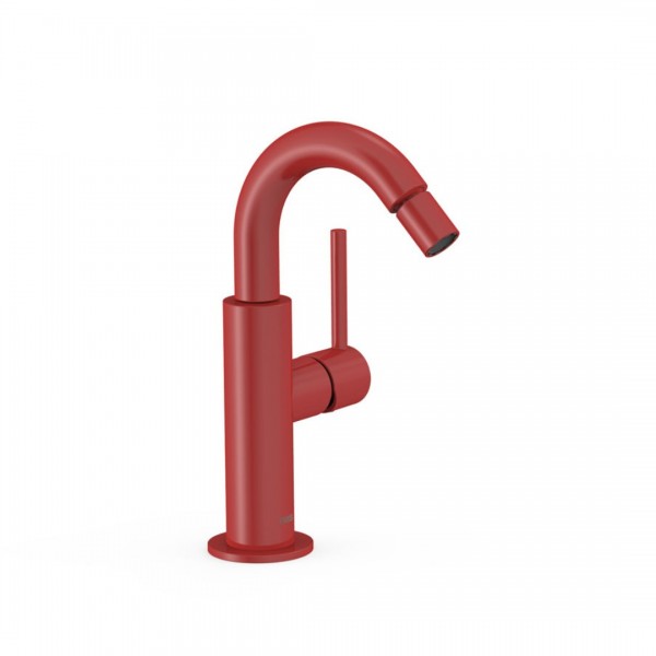 Tres Study bateria bidetowa stojąca czerwona 26222402TRO