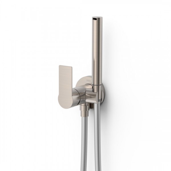 Tres Loft Tres bateria bidetowa podtynkowa stal 20522301AC