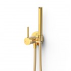 Tres Study bateria bidetowa podtynkowa złoty połysk 134123OR