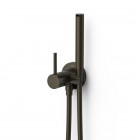 Tres Study bateria bidetowa podtynkowa czarny brąz 134123KMB