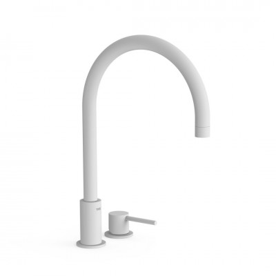 Tres Study Exclusive bateria umywalkowa nablatowa 2-otworowa wysoka 26110501BM