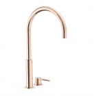 Tres Study bateria umywalkowa stojąca wysoka 2-otworowa złoto różowe 26110502OP