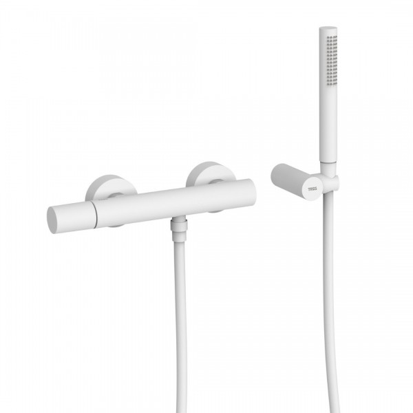 Tres Study Exclusive bateria prysznicowa biały mat 26116701BM