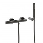 Tres Study bateria prysznicowa ścienna czarny metalizowany 26116701KM