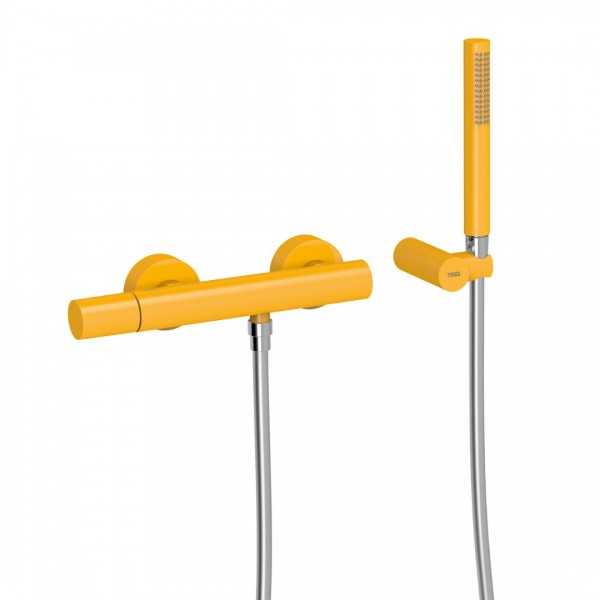 Tres Study bateria prysznicowa ścienna bursztynowa 26116701TAM