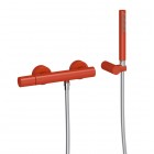 Tres Study bateria prysznicowa ścienna czerwona 26116701TRO