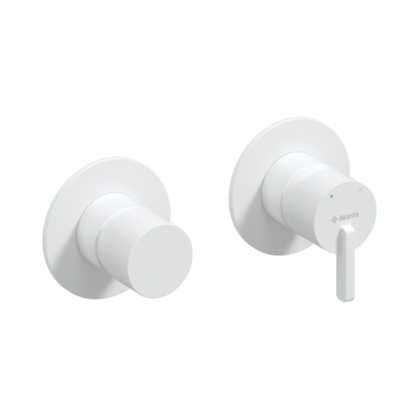 Deante Silia bateria wannowo-prysznicowa podtynkowa biały mat BQS_A46P