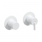 Deante Silia bateria wannowo-prysznicowa podtynkowa biały mat BQS_A46P